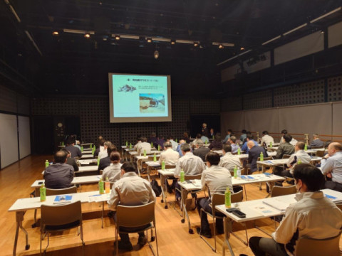 ガラス発泡資材事業協同組合による技術講習会　北上市